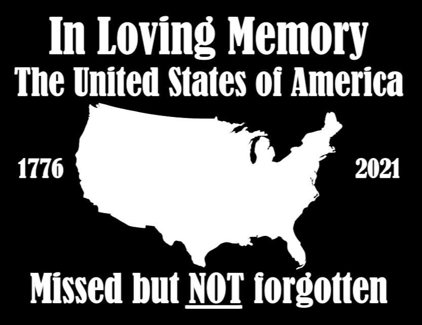 In memory of the United States we used to know. 